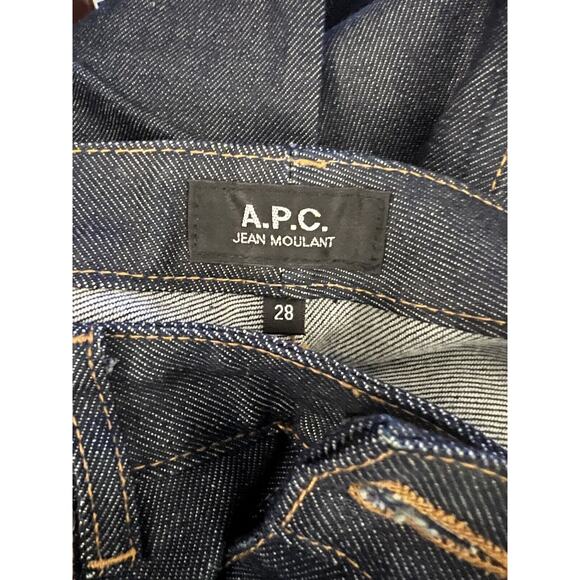 A.P.C. Jean Moulant Slim Leg Jean Raw Denim Sz 28 - Picture 6 of 6